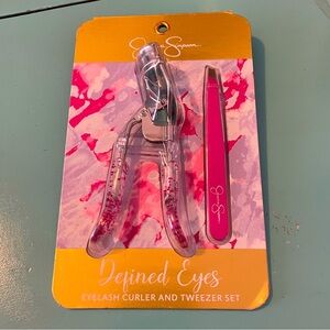 NEW Jessica Simpson Lash Curler & Tweezer Set